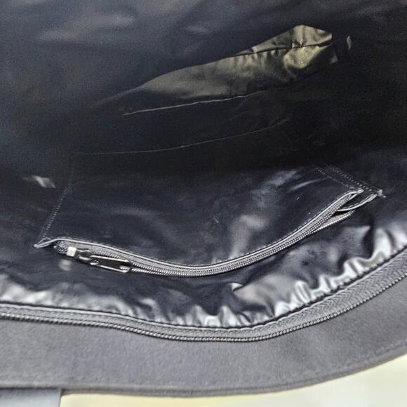 Givenchy Parfums Logo Tote Bag Fabric Black Lined Nylon PVC Shopper Weekend - Picture 9 of 16